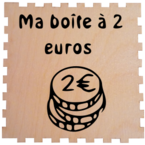 Tirelire en bois