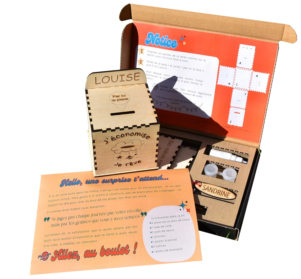 Tirelire personnalisée